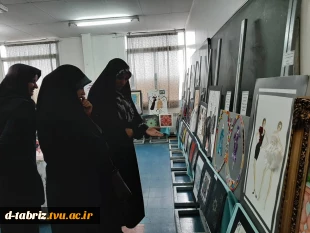 نمایشگاه دستاوردهای هنری آموزشکده دختران تبریز 5