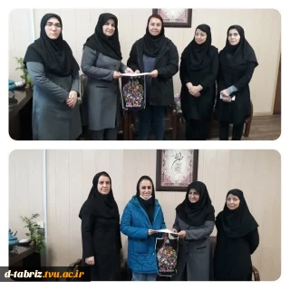تبریک میلاد فرخنده حضرت عسیی مسیح (ع) واهدا لوح سپاس به دانشجویان مسیحی