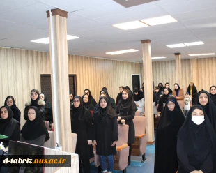 برگزاری ویژه برنامه ولادت ام الائمه، حضرت فاطمه زهرا (س) در آموزشکده فنی و حرفه ای الزهرا (س) تبریز با سخنرانی خانم دکتر پیر سمساری، مشاور امور بانوان استانداری آذربایجان شرقی 4