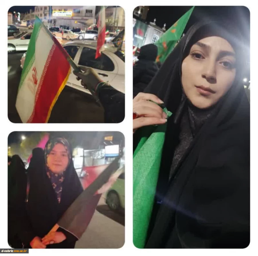 حضور کارکنان،اساتیدو دانشجویان آموزشکده الزهرا (س)تبریز در تجمعات 2