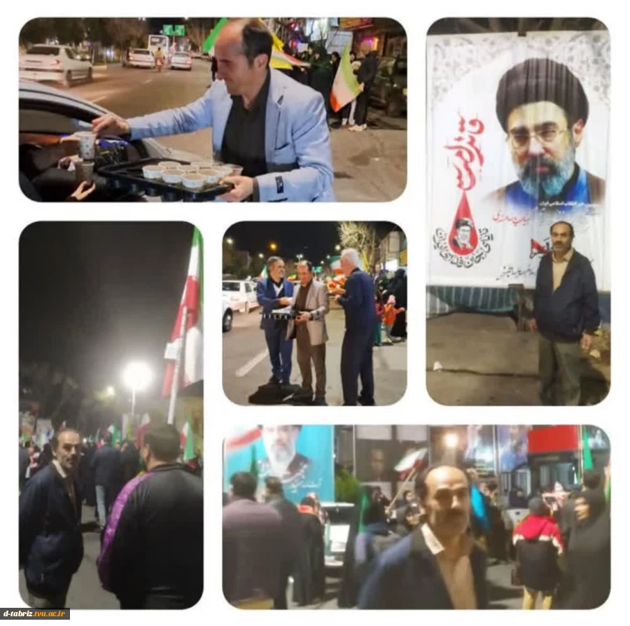 حضور کارکنان،اساتیدو دانشجویان آموزشکده الزهرا (س)تبریز در تجمعات خودجوش 2حضور کارکنان،اساتیدو دانشجویان آموزشکده الزهرا (س)تبریز در تجمعات خودجوش 2