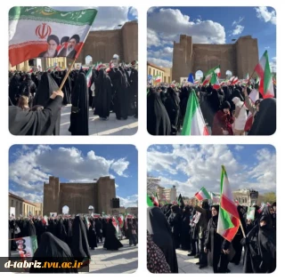جمع بزرگ بانوان تبریزی در اربعین شهادت حضرت آیت الله العظمی امام خامنه ای (قدس سره)