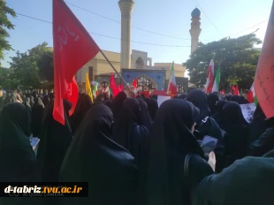 شرکت جمعی از کارکنان محترم آموزشکده در مراسم باشکوه تشییع و وداع با پیکر مطهر رهبر فقید انقلاب اسلامی 6
