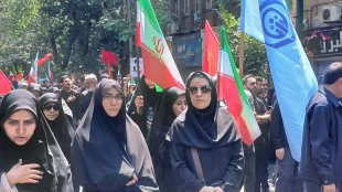 مراسم باشکوه وداع و‌عزاداری برای رهبر شهید انقلاب قائد امت اسلامی 5