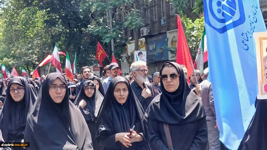 مراسم باشکوه وداع و‌عزاداری برای رهبر شهید انقلاب قائد امت اسلامی 6