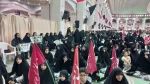شرکت جمعی از همکاران دانشگاه ملی مهارت در مراسم عزاداری سومین روز پس از تدفین حجت‌الاسلام والمسلمین آیت‌الله العظمی سید علی خامنه‌ای 2