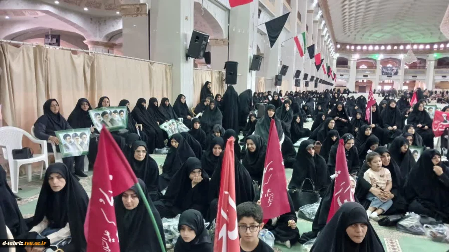 شرکت جمعی از همکاران دانشگاه ملی مهارت در مراسم عزاداری سومین روز پس از تدفین حجت‌الاسلام والمسلمین آیت‌الله العظمی سید علی خامنه‌ای 2