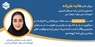 در مسابقات بین‌المللی اختراعات و نوآوری در ژنو کشور سوئیس موفق به کسب مدال نقره و عضویت سازمان مخترعین ifia را اخذ نمودند.