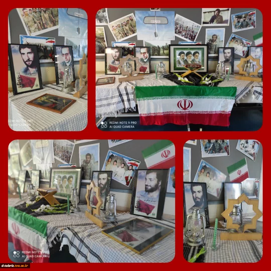 برپایی نمایشگاه عکس به مناسبت آغاز هفته دفاع مقدس در دانشکده الزهرا(س) 2