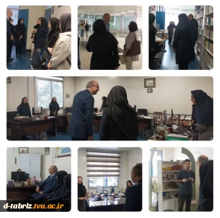 بازدید ریاست محترم دانشگاه ملی مهارت استان آذربایجان شرقی از دانشکده الزهرا (س) تبریز